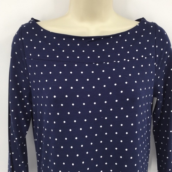 DVF Diane von Furstenberg Ruri Polka dot retro navy shift dress new X-Small 2 4 - Picture 4 of 8